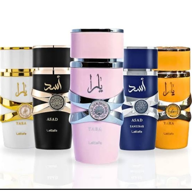 Yara perfumes set of 5. (35 ml each)