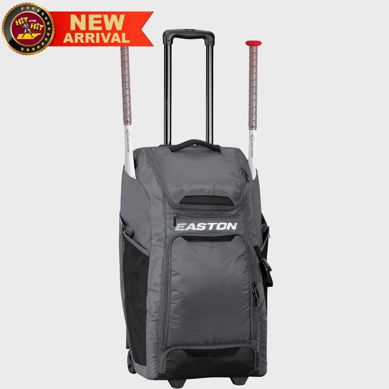 EASTON CATCHER’S WHEELED BAG: CHARCOAL