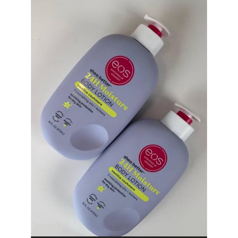Eos Shea Better Lotion|Vannila Cashmere|Pomegranate Rasberry