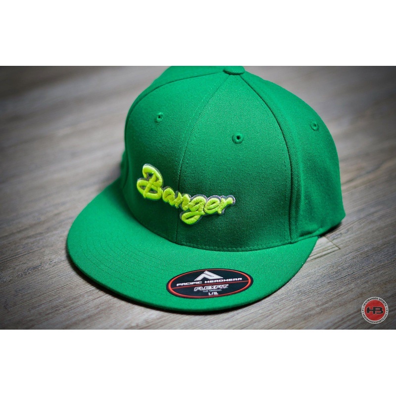 HB Sports Exclusive ES811 Fitted Hat: BANGER Kelly Green