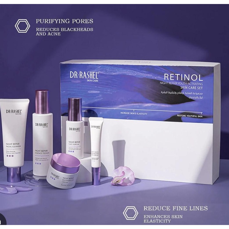 Retinol night repair and anti aging Dr. rashel kit