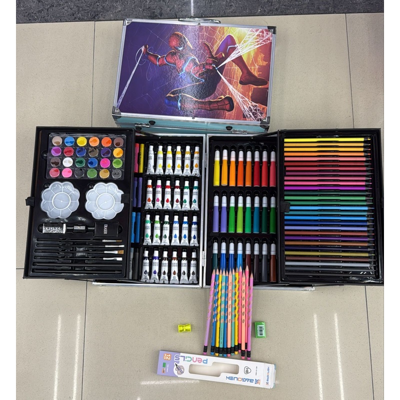 145 pcs Boy version art set with 12 pcs pencil