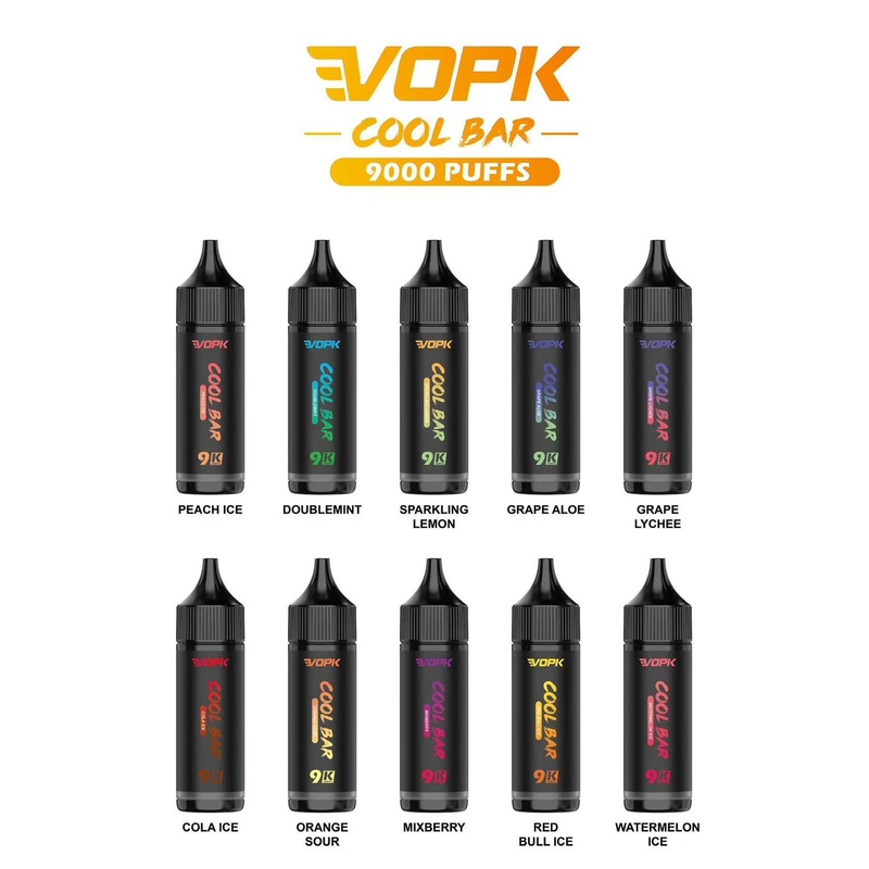 2 pcs different flavors vapes with  9000 puffs each vape