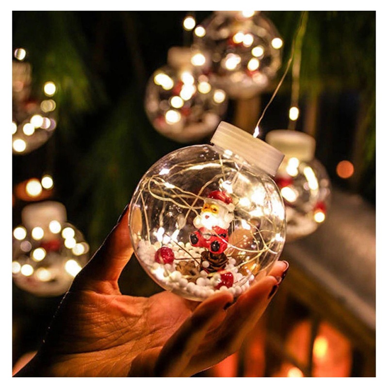 3mtr double layer hanging santa Christmas lights design
