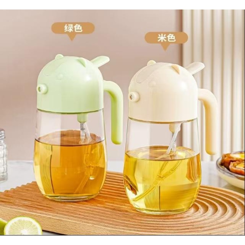 Beautiful classy bird design automatic oil jar