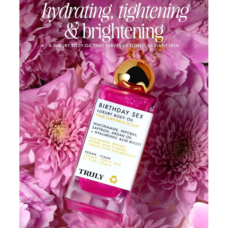 Birthday sex luxury body oil