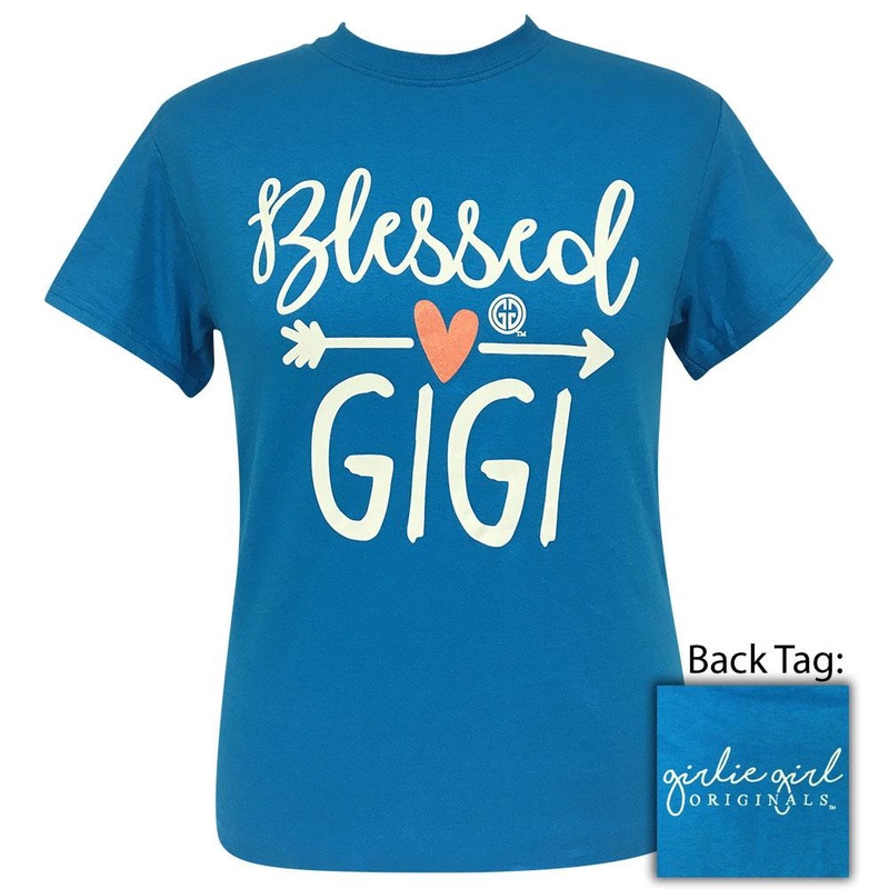 Blessed GiGi-Sapphire SS-1946|Heather Sapphire|Adult Small|Adult Medium|Adult Large|Adult X Large|Adult XX Large|Adult XXX Large
