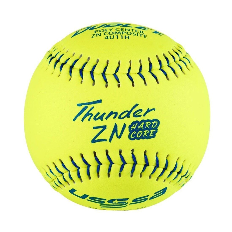 Dudley Thunder ZN Hard Core 11 PRO W USSSA Slowpitch Softballs (DOZEN): 4U11H