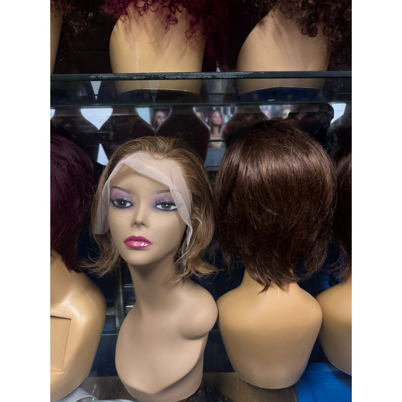 Human hair pixie