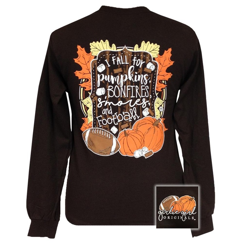 I Fall-Dark Chocolate LS-1499|(LS) Dark Chocolate|Adult Small|Adult Medium|Adult Large|Adult X Large|Adult XX Large|Adult XXX Large