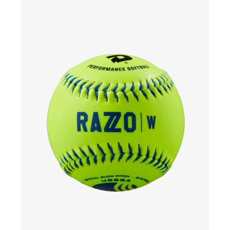 RAZZO 11 Classic W USSSA Slowpitch Synthetic Softballs (Dozen): WTDRZWS11UB
