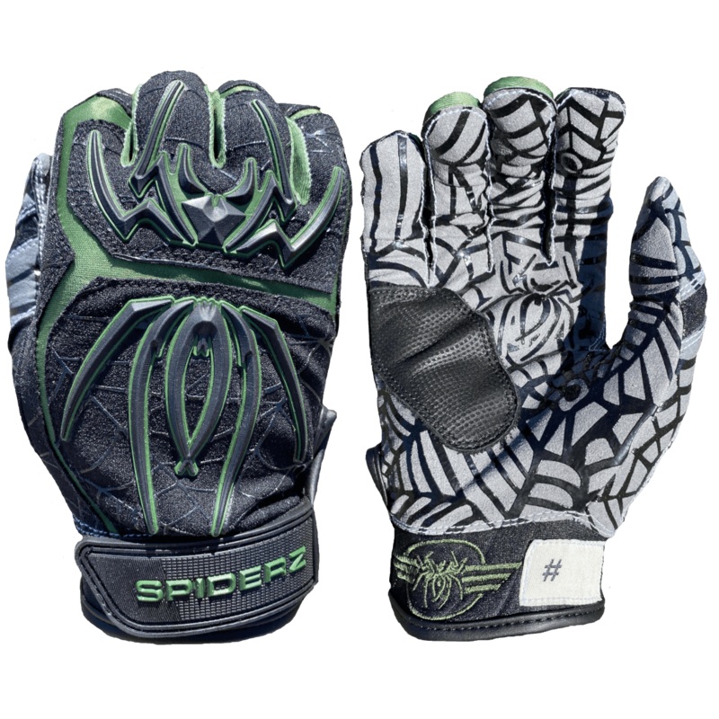 Spiderz HYBRID Limited Edition Batting Gloves: 40 MIKE MIKE