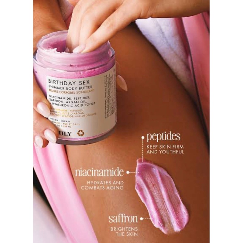 Truly luxury birthday sex body butter