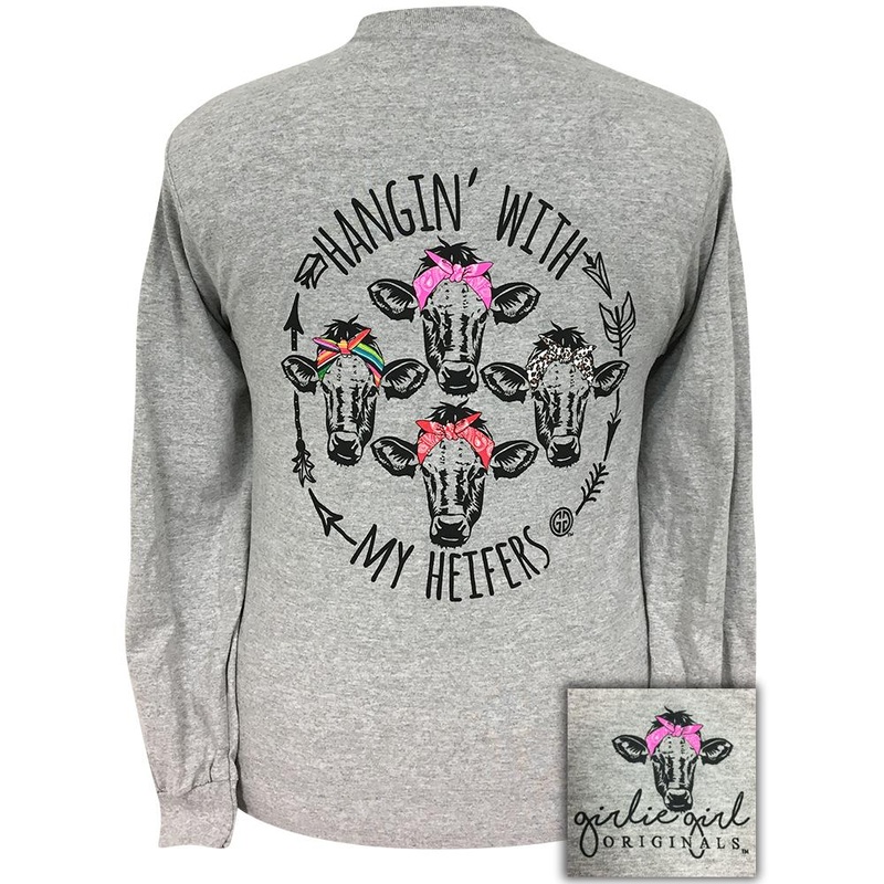 My Heifers-Sport Grey LS-1882|Sport Grey|YOUTH Small|YOUTH Medium|YOUTH Large|Adult Small|Adult Medium|Adult Large|Adult X Large|Adult XX Large|Adult XXX Large