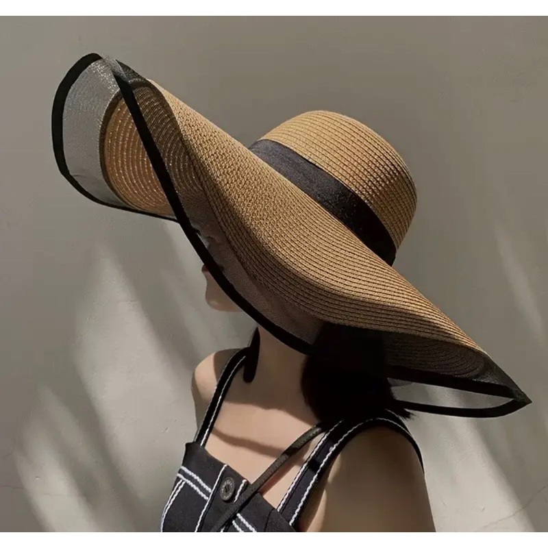 Wide brim summer hat