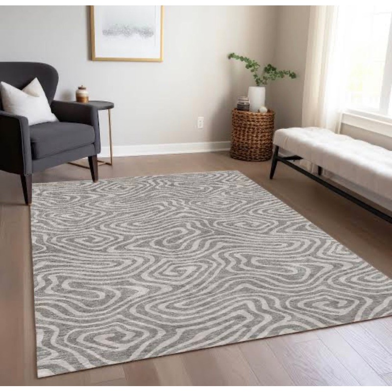 5*8 American style carpets|Geometric|Beige|White|Yellow|Tan