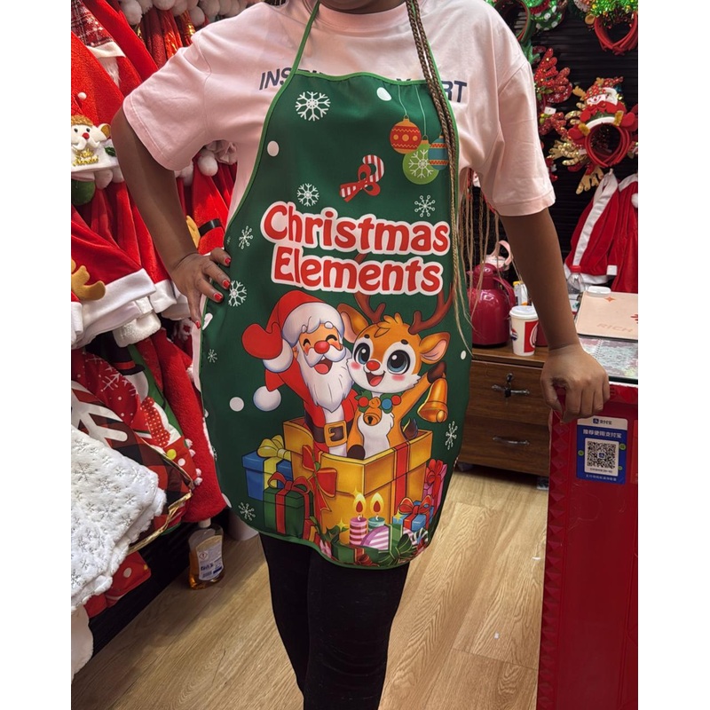 Christmas Themed Apron|1 Piece|2 Pieces