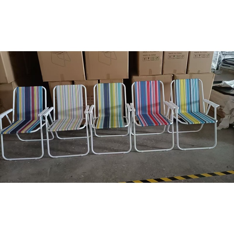 Foldable multi color camping chairs Preoder