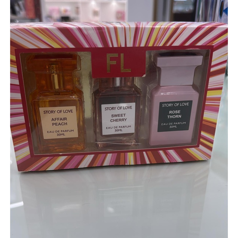 STORY OF LOVE  Eau de Parfum Gift Set (3 x 30mL)