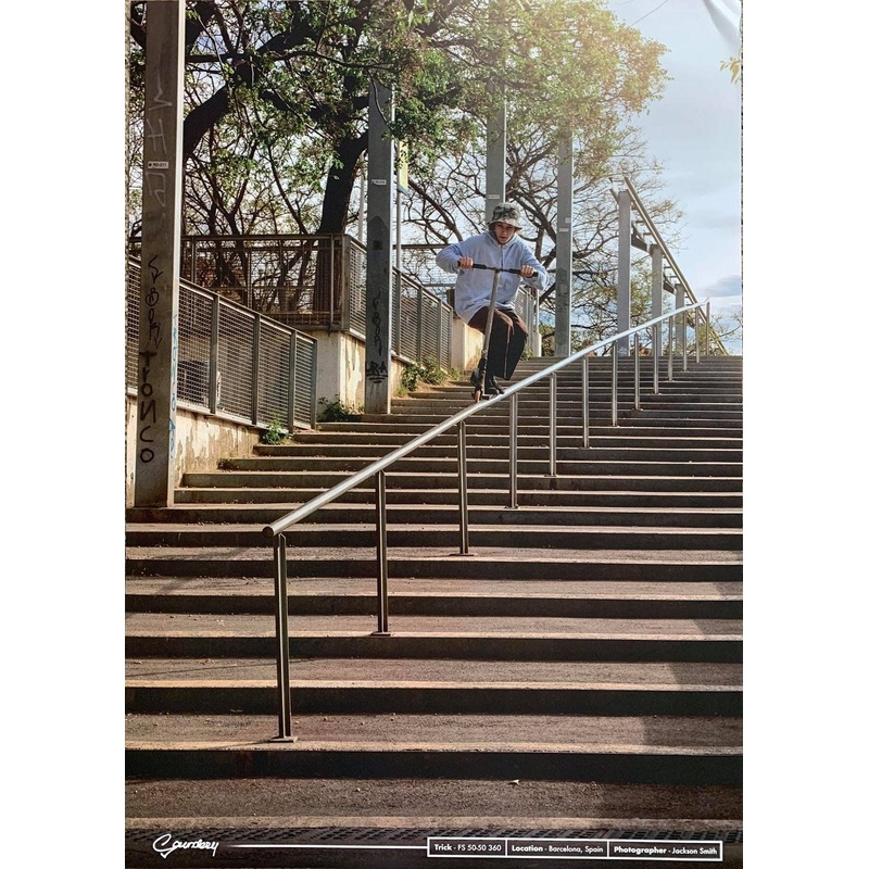 LIMITED EDITION SIGNED COALITION FRONT 50-50 SAUNDEZY POSTER