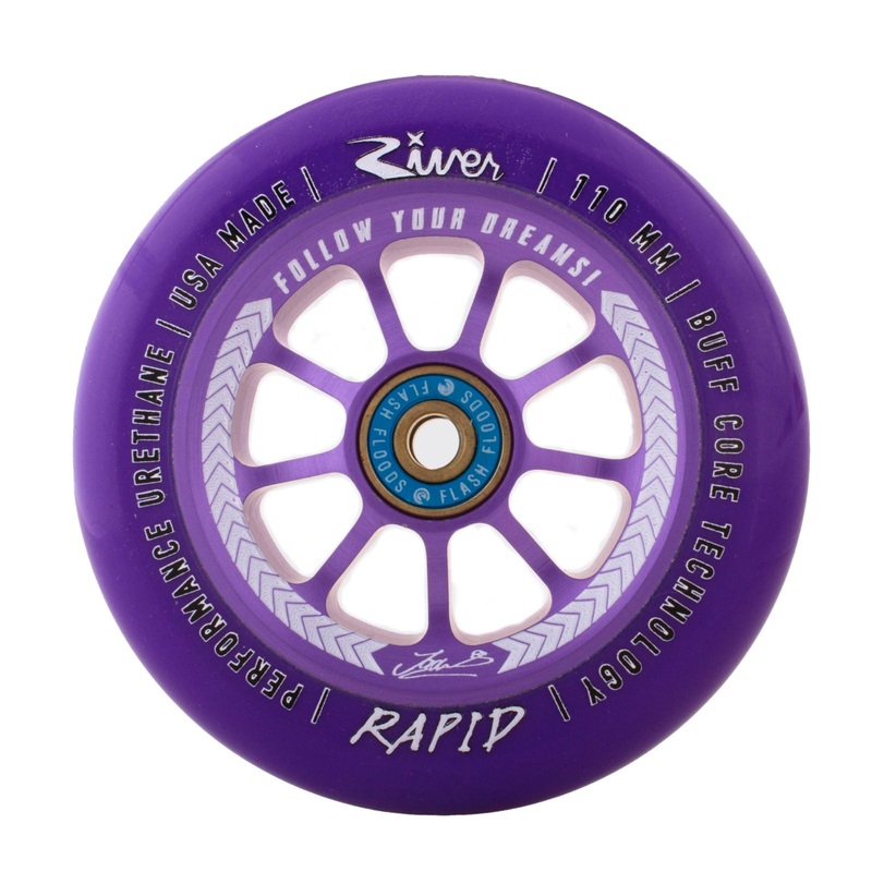 RIVER WHEEL CO. DREAM CATCHER RAPIDS SCOOTER WHEELS 110mm – JORDAN CLARK SIGNATURE