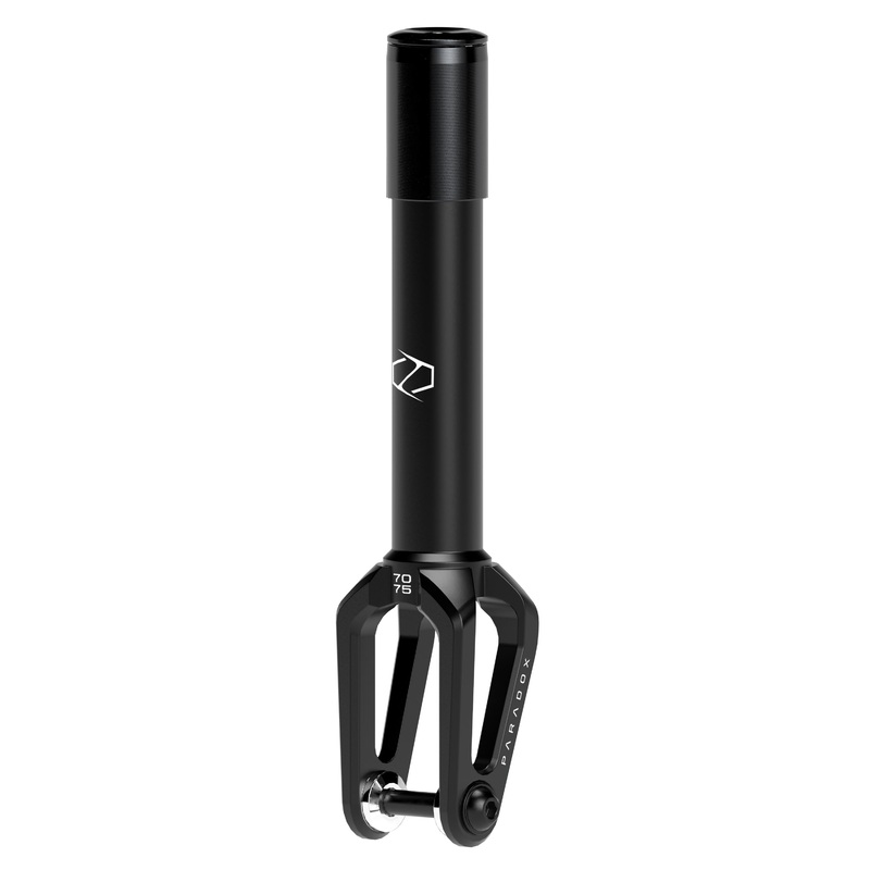 FUZION PARADOX FORK|BLACK|RAW|ANODISED RED