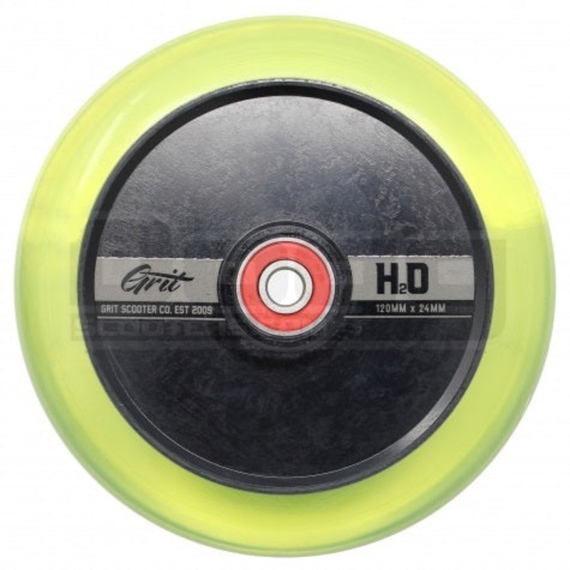GRIT H20 WHEELS ANNODISED BLACK/CLEAR PU