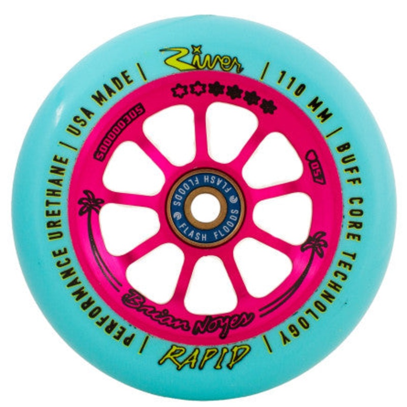 RIVER WHEEL CO FLORIDA MAN RAPIDS SCOOTER WHEELS 110MM  BRYAN NOYES SIGNATURE