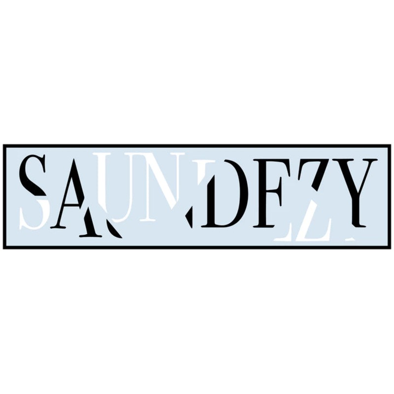 2023 SAUNDEZY SLANTED STICKERS