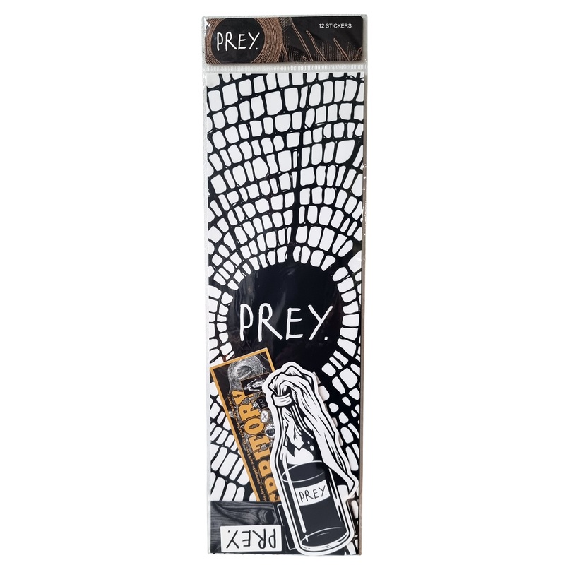 PREY STICKERS – 12 PACK