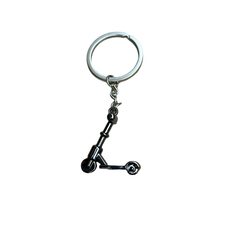 ATLASCo ENGRAVED SCOOTER KEY RING – MATT BLACK