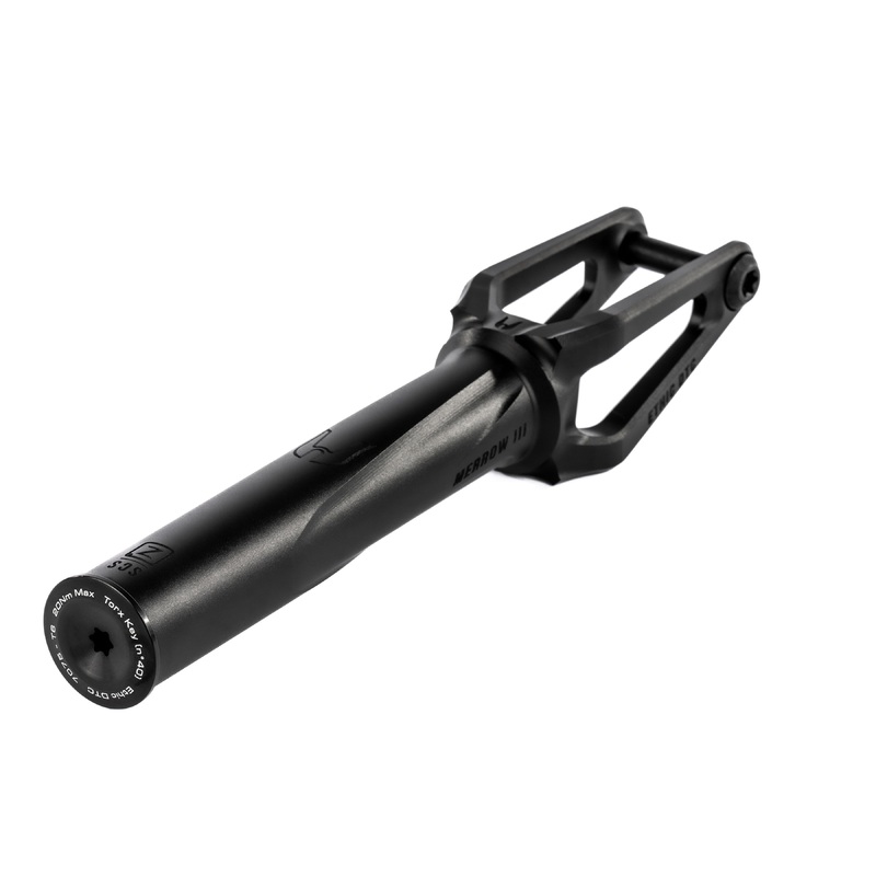 ETHIC MERROW V3 FORK SCS|BLACK|RAW|CHROME BLUE