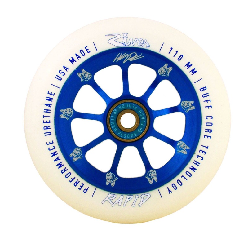 RIVER WHEEL CO. PABLO RAPIDS SCOOTER WHEELS 110mm – HELMERI PIRINEN SIGNATURE