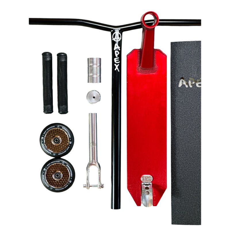 APEX 5 CUSTOM BUILD -BLACK/RED/RAW