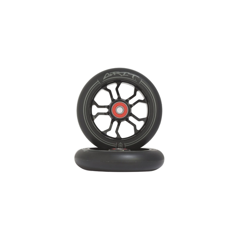 GRIT 10R WHEELS /BLACK  BLACK PU