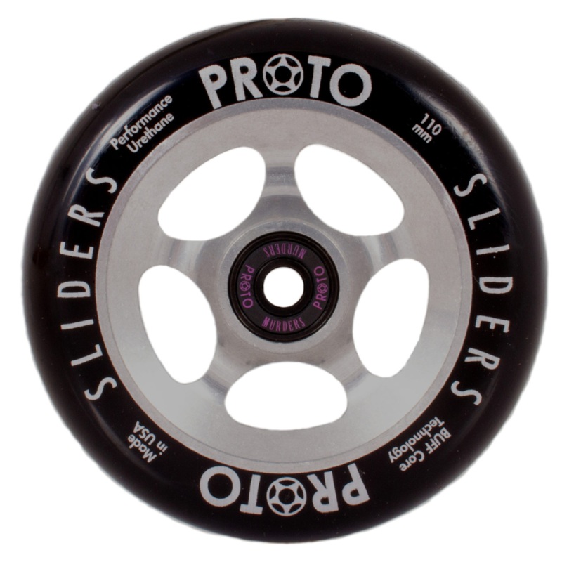 PROTO CLASSIC RAW SLIDERS 110mm – BLACK/RAW
