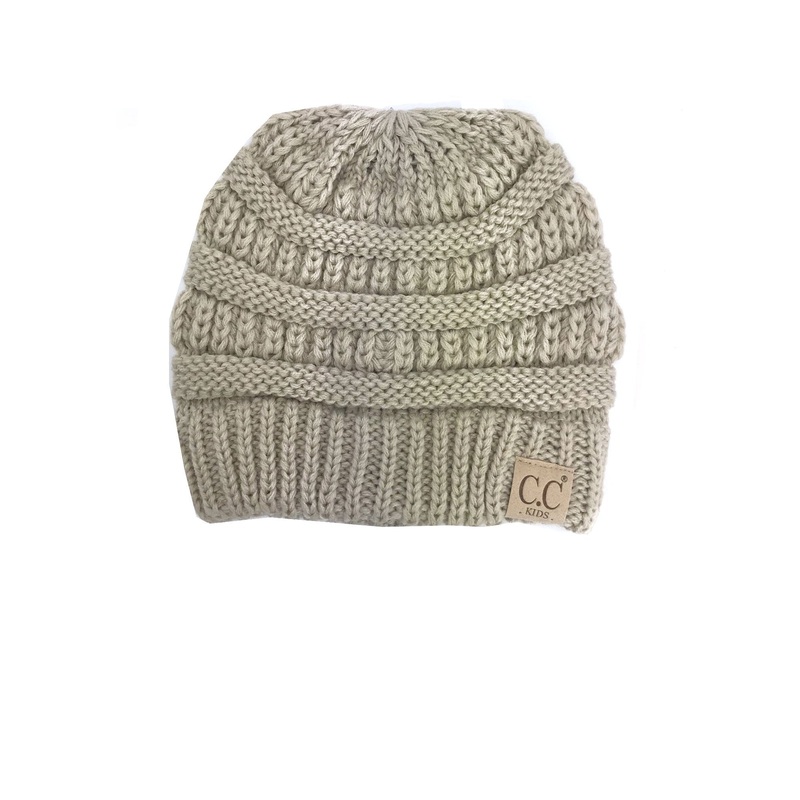 YJ-847 Beige Kid Beanie