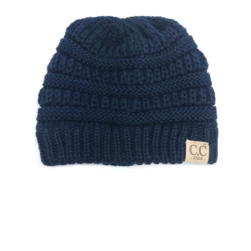 YJ-847 Navy Kid Beanie