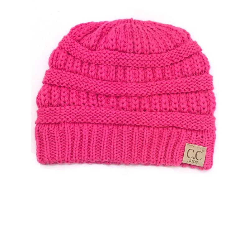 YJ-847 New Candy Pink Kid Beanie