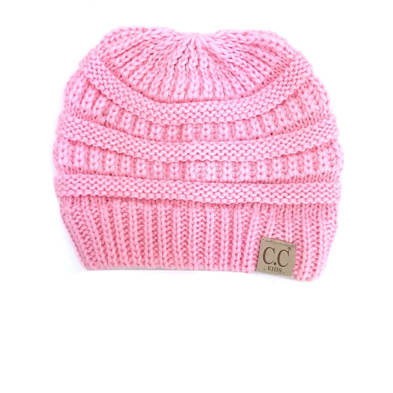 YJ-847 Pale Pink Kid Beanie