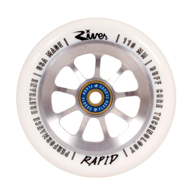 River Rapid Wheels|SUNSET ORANGE|SUNRISE YELLOW|BLIZZARD|110MM x 24MM