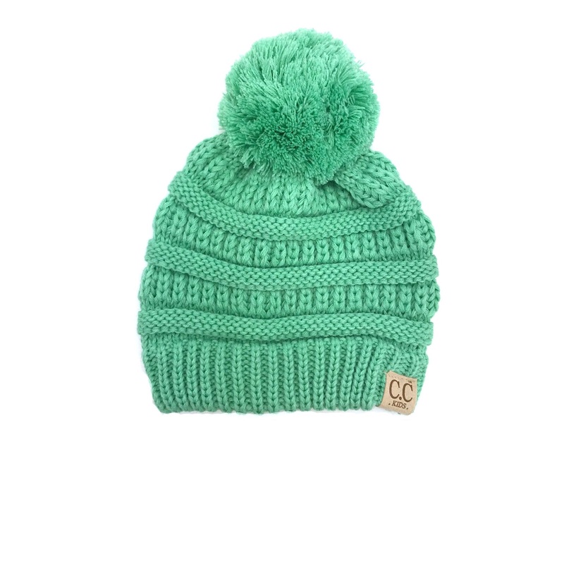 YJ-847 POM Sage Kid Beanie