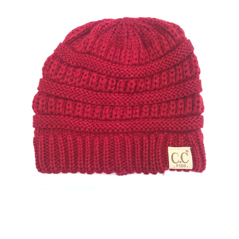 YJ-847 Red Kid Beanie