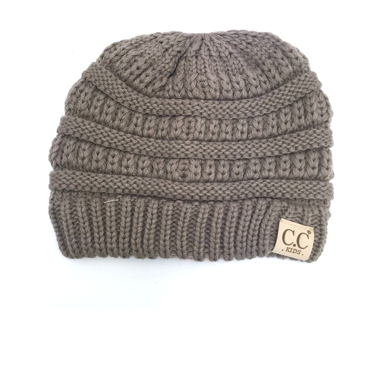 YJ-847 Taupe Kid Beanie