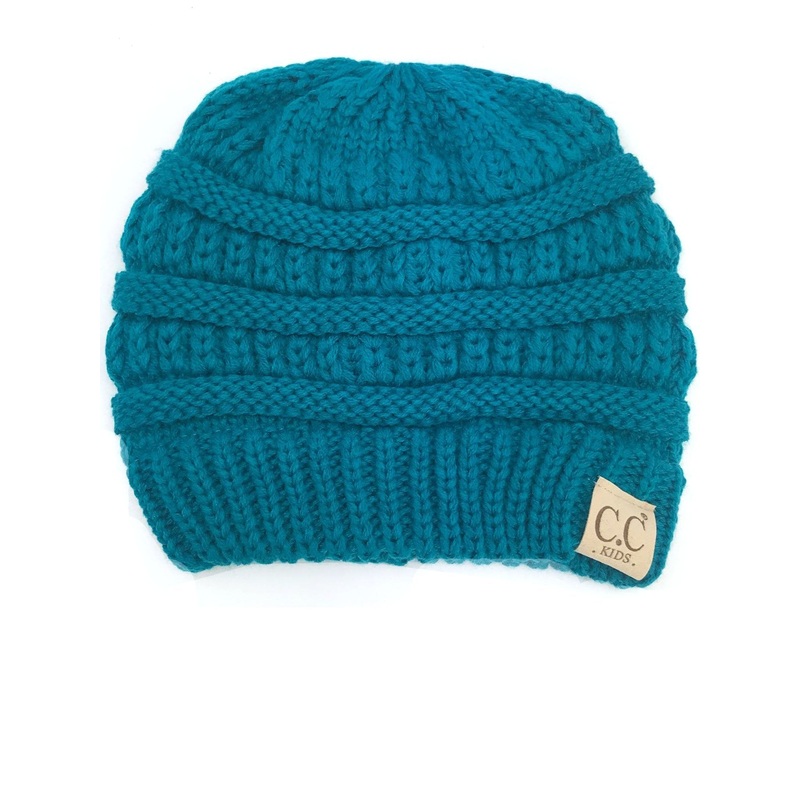 YJ-847 Teal Kid Beanie