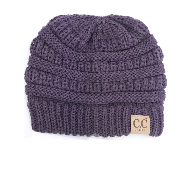 YJ-847 Violet Kid Beanie