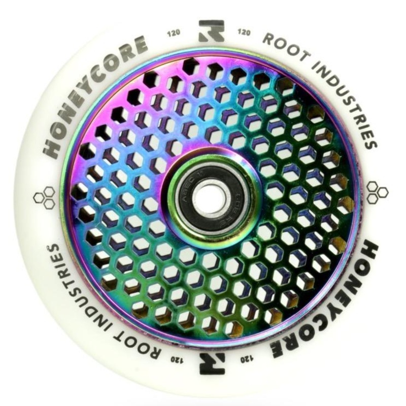 Root HoneyCore Wheels White PU – 120mm