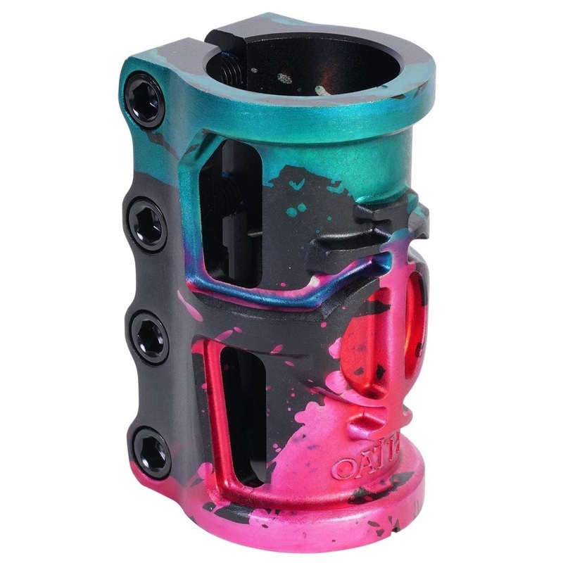 Oath Cage v2 Clamp – SCS|Green / Pink / Black|Satin Black|Orange / Blue / Titanium|Black / Purple / Yellow|Black / Teal / Red