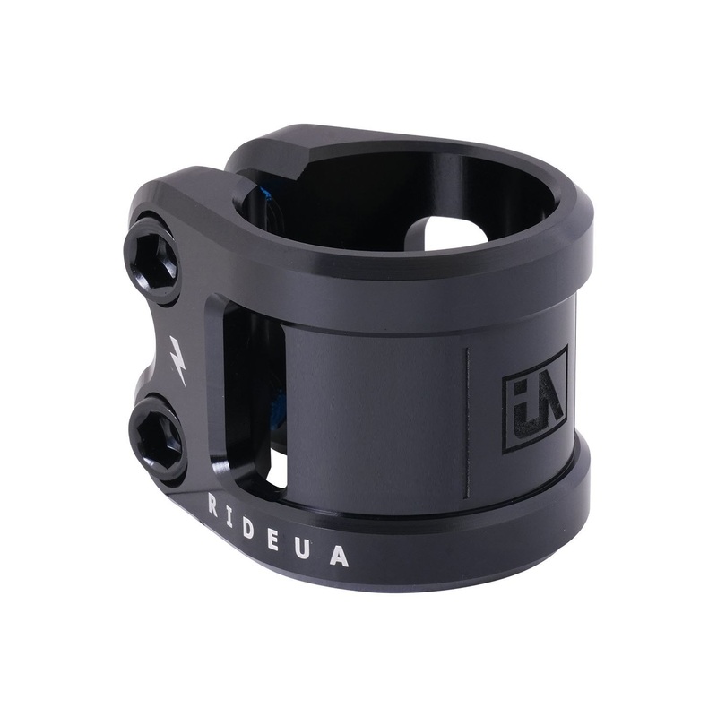 UrbanArtt Civic Double Clamp|Black|Arctic Blue|Raw