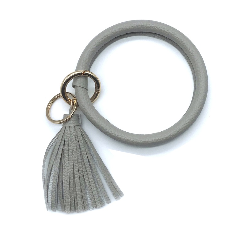 KC-8845 Light Grey Wristlet Key Chain
